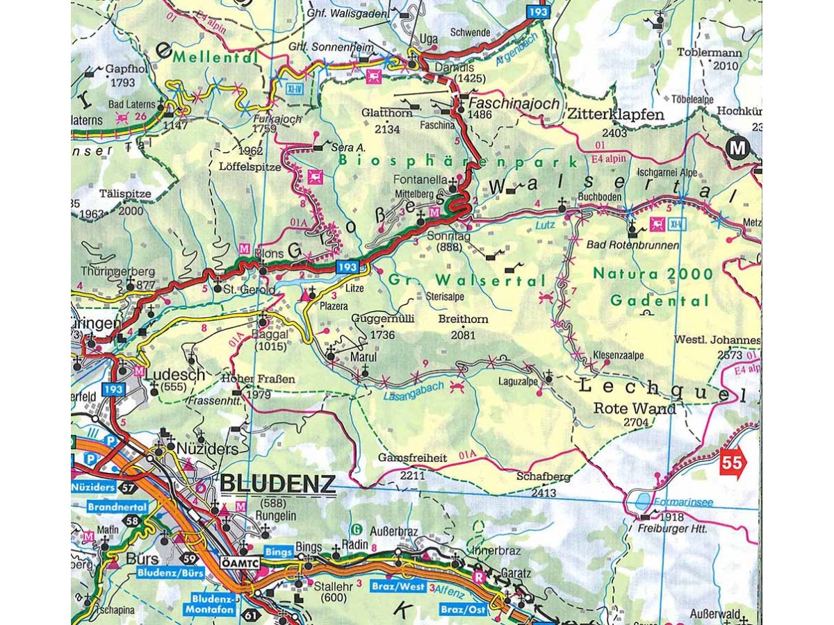 Österrike supertouring autoatlas FB Österrike supertouring autoatlas FB
